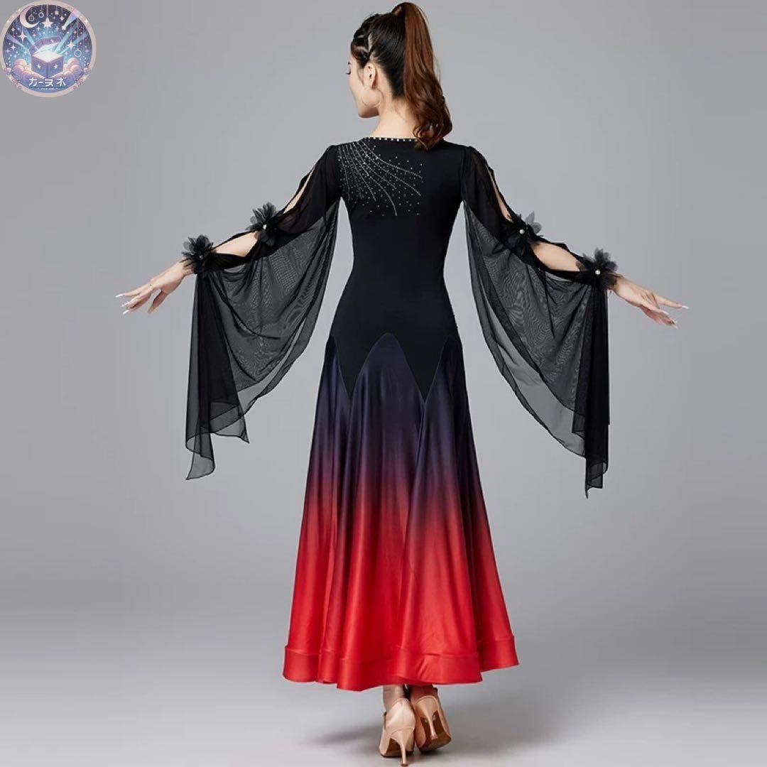 ストーン付き 向きワンピース ダンスパーティーや練習着にも最適 LLC-HASEGAWATOSO_COM