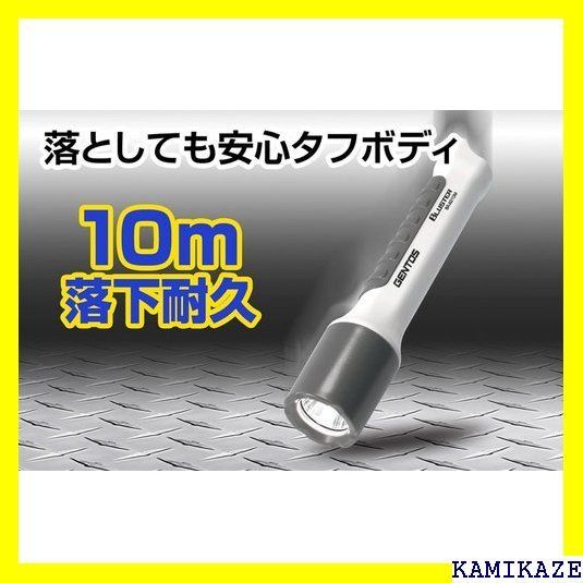 ☆人気_B022 GENTOS ジェントス LED 懐中電灯 明るさ40 m防 池2本使用