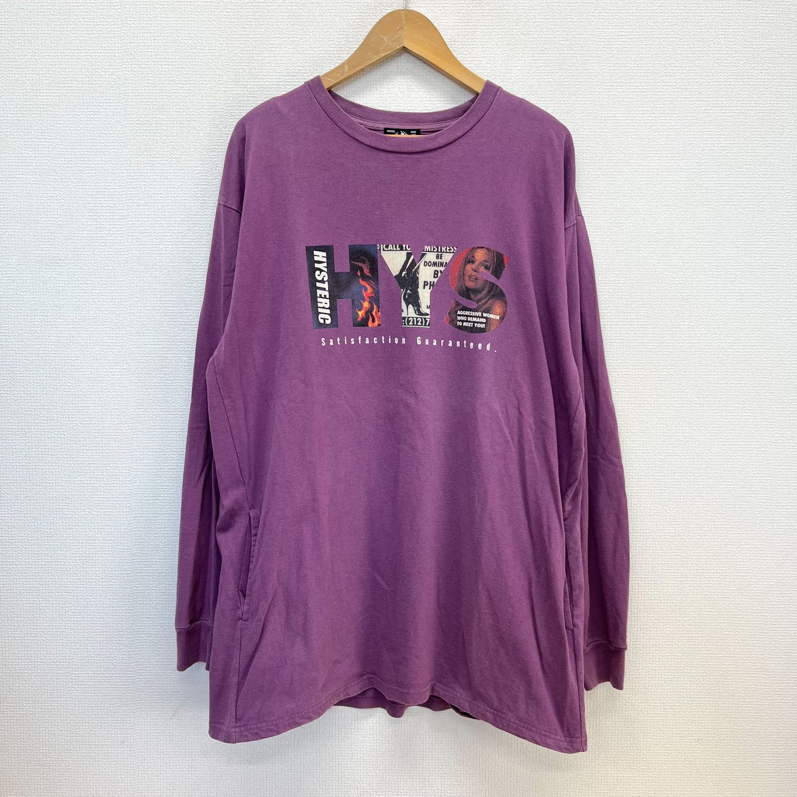 HYSTERIC GLAMOUR（ヒステリックグラマー）　シャツ　長袖 ヒステリックグラマー 長袖シャツ スーベニアシャツ ブラック