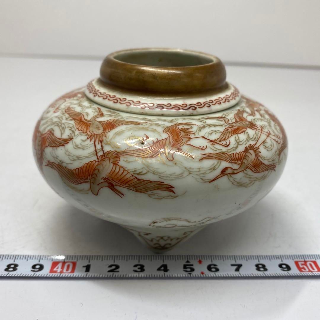 時代　九谷焼　三足香炉　本さ5-0610☆ 時代 九谷焼 三足香炉 本さ5-0610☆ - メルカリ