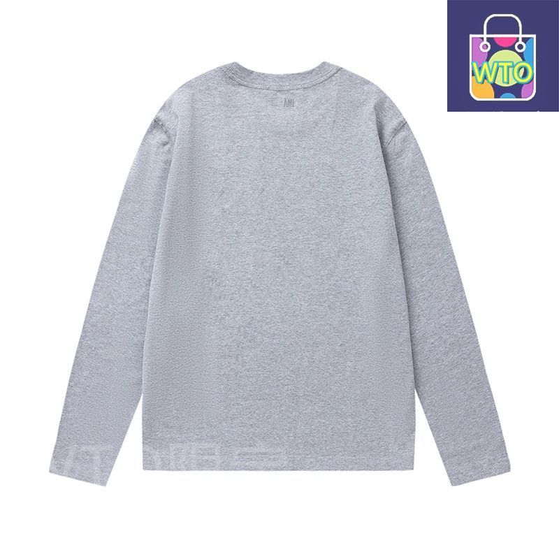 追跡あり★AMI★ハートロゴ 長袖Tシャツ 本日限定特価】Ami ハートロゴ ロングスリーブTシャツ [本日特価