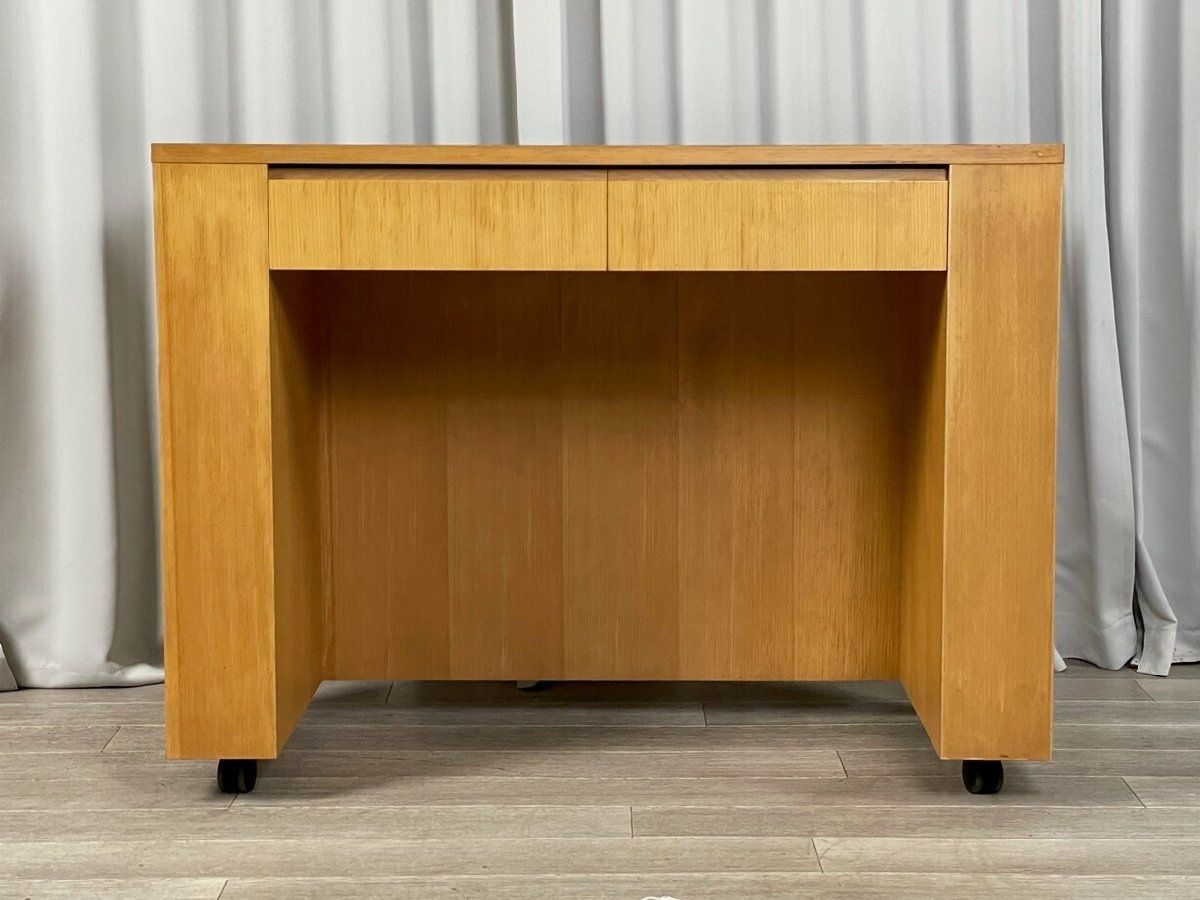 GR40 カンディハウス オーク材 コンソール デスク キャスター付 CONDEHOUSE ワーク パソコン オフィス 神奈川県秦野市 A4