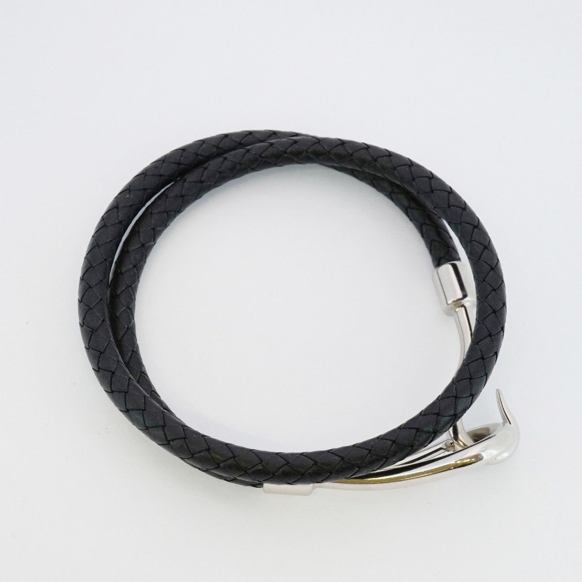 エルメス ジャンボフック レザー ブレスレット ブラック ゴールド レディース HERMES エルメス レザーブレスレット ジャンボ JUMBO フック