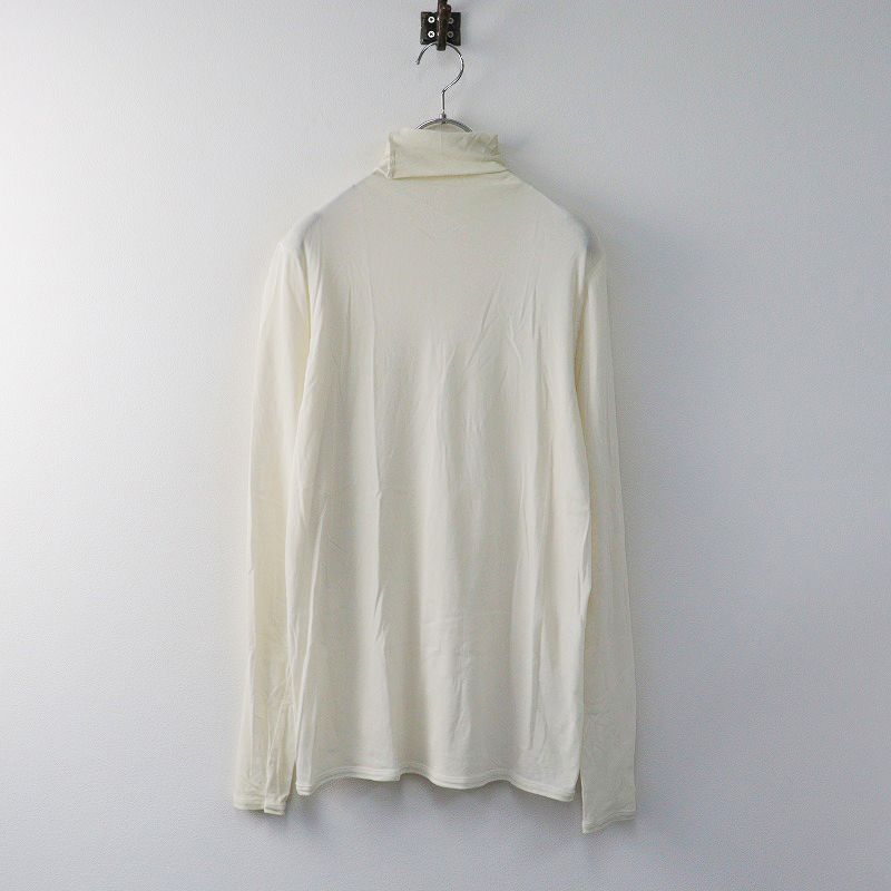 定価27500円 フィーロビアンコウノ FIRO BIANCO UNO 07-0161 ハイブリットラマ タートルネック トップス 38 ホワイト 2400014348170