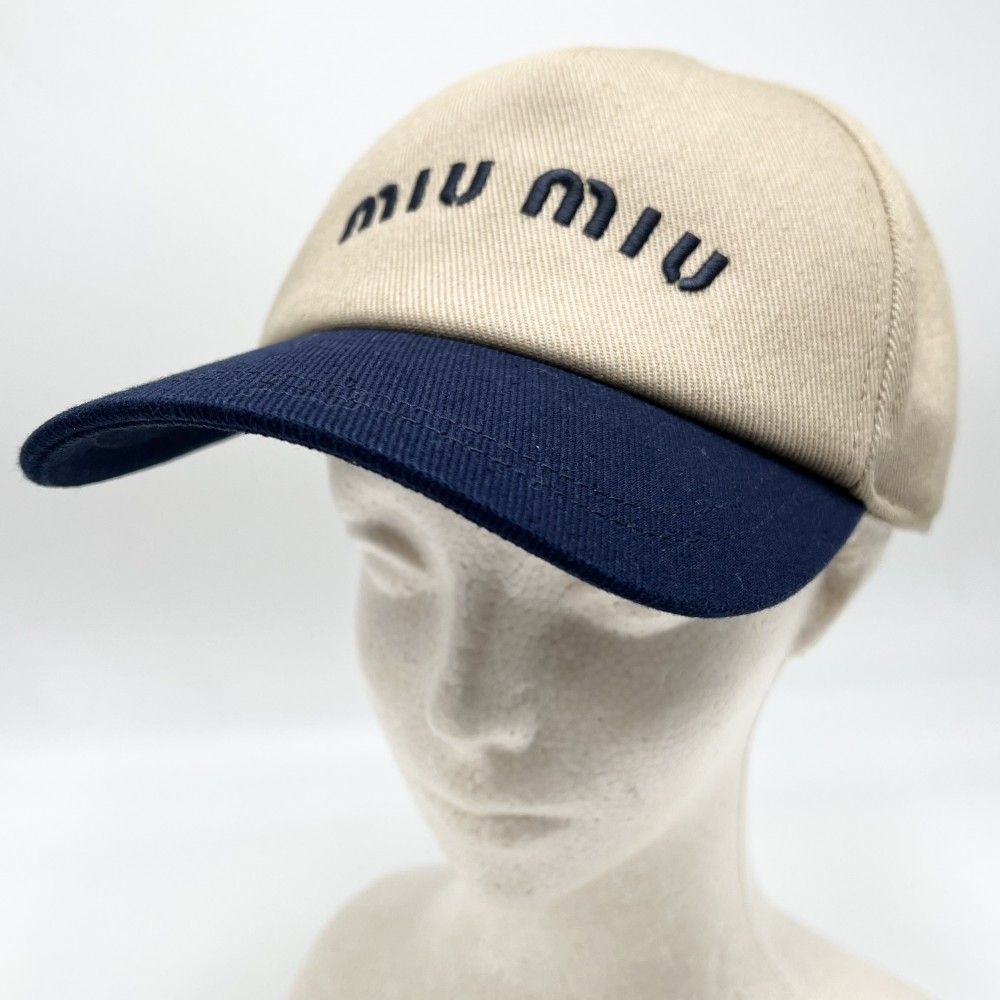 MIUMIU ミュウミュウ ベースボールキャップ 5HC179 2F81 レディース