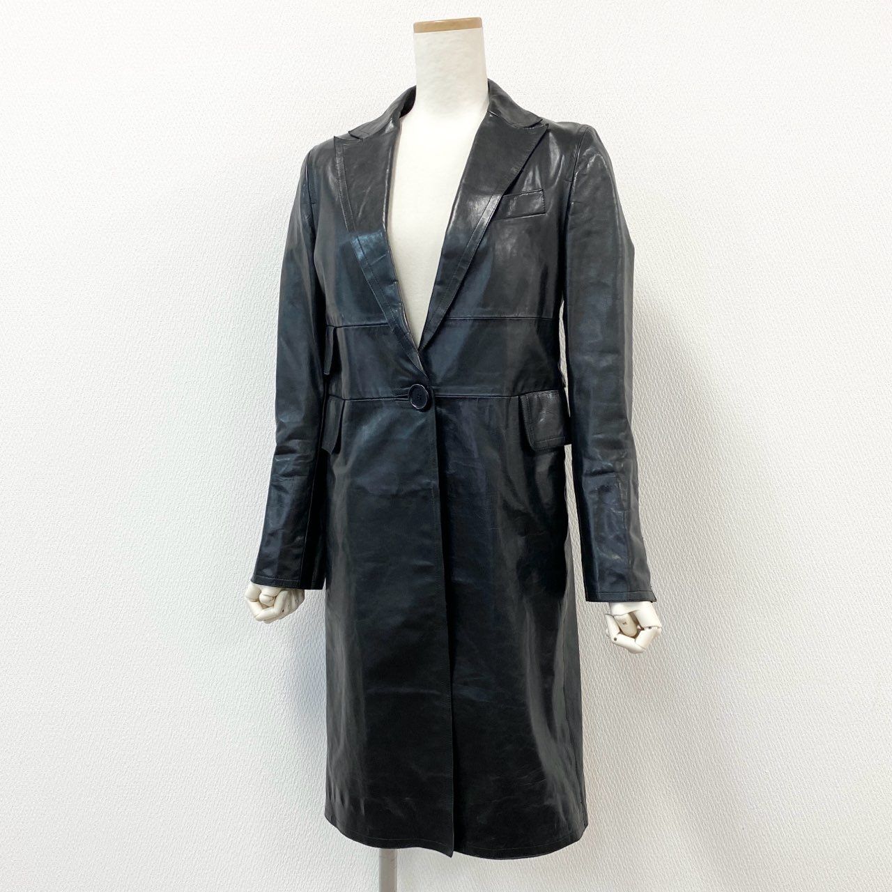 Rick owens リックオウエンス レザーバイカージャケット ベージュ Rick