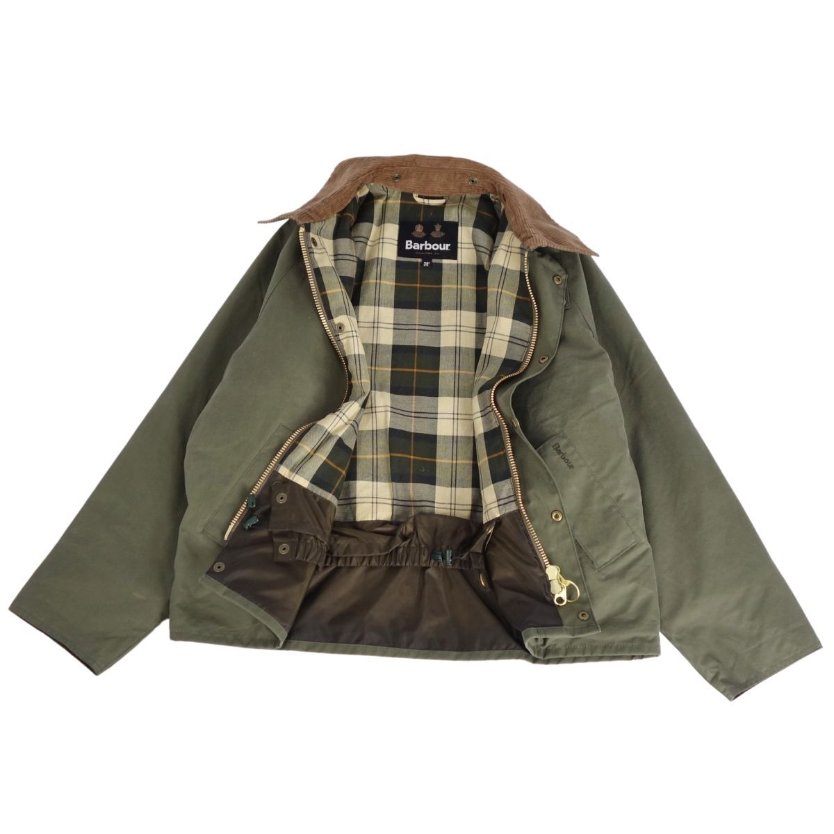 美品 バブアー Barbour TRANSPORT トランスポート オイルドジャ