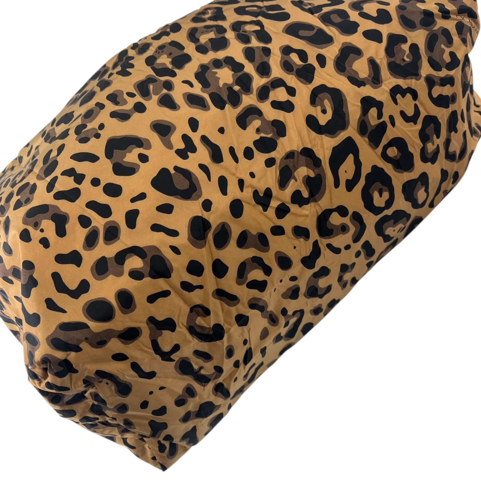美品 ジミーチュウ JIMMY CHOO レオパード柄 ナイロン トート 