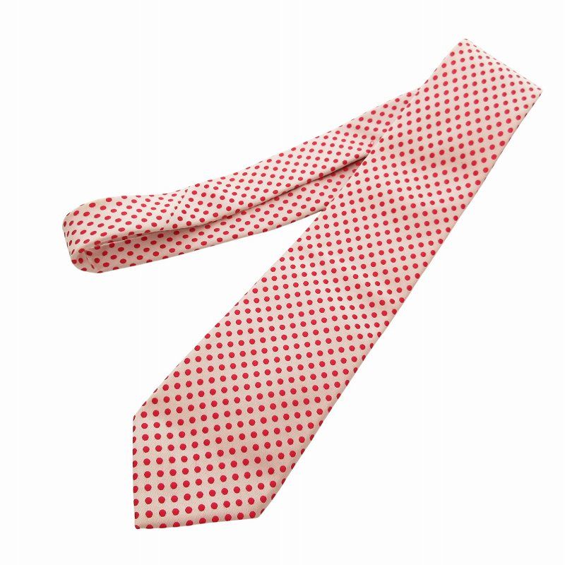 ポールスミス PAUL SMITH ネクタイ ドット柄 バイカラー シルク