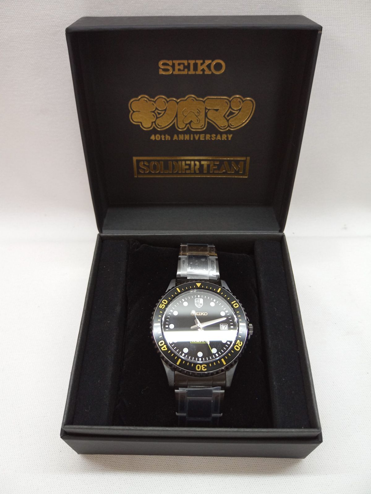 中古】【美品】SEIKO ｷﾝ肉ﾏﾝ40周年記念ﾓﾃﾞﾙｿﾙｼﾞｬｰﾁｰﾑ  155/300【大清水店43-1-20240412】|mercariメルカリ官方指定廠商|Bibian比比昂代買代購