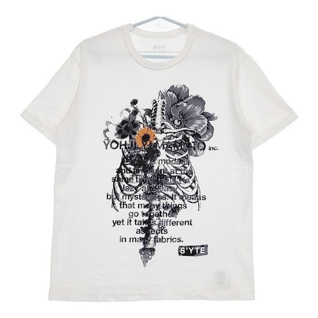 s'yte Yohji Yamamoto ut-t74-006 20/Cotton Jersey Bones and