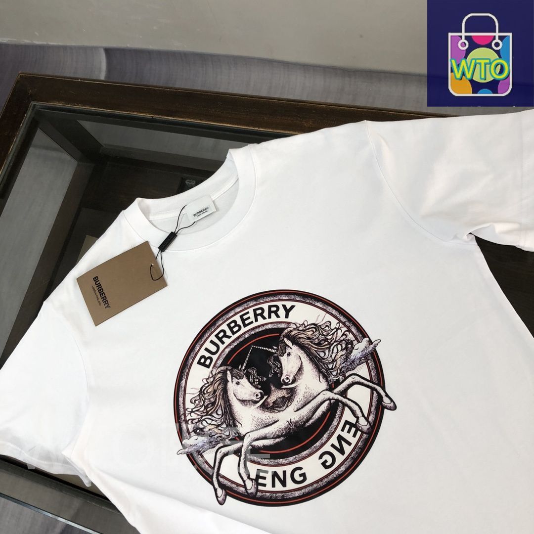 本日限定特価】Burberry 春夏 ロゴプリントTシャツ [本日特価