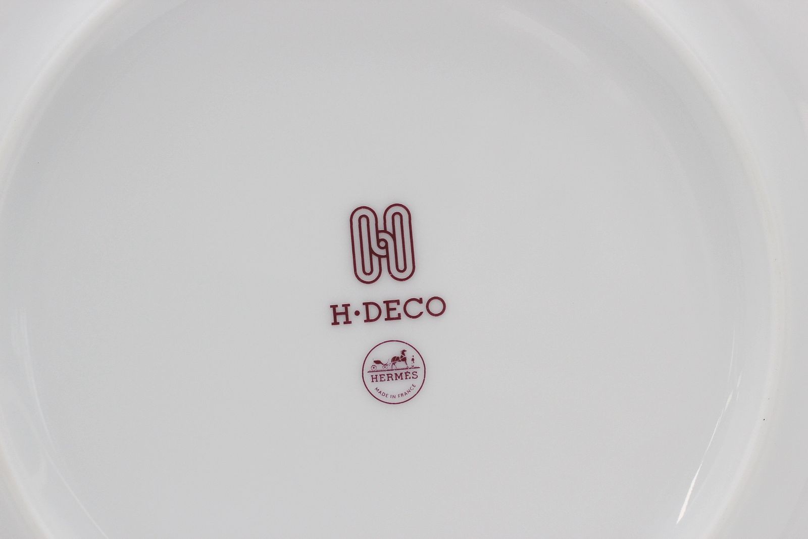 HERMES(エルメス) デザートプレート セール No2 〈Hデコ〉 レッド 楽天