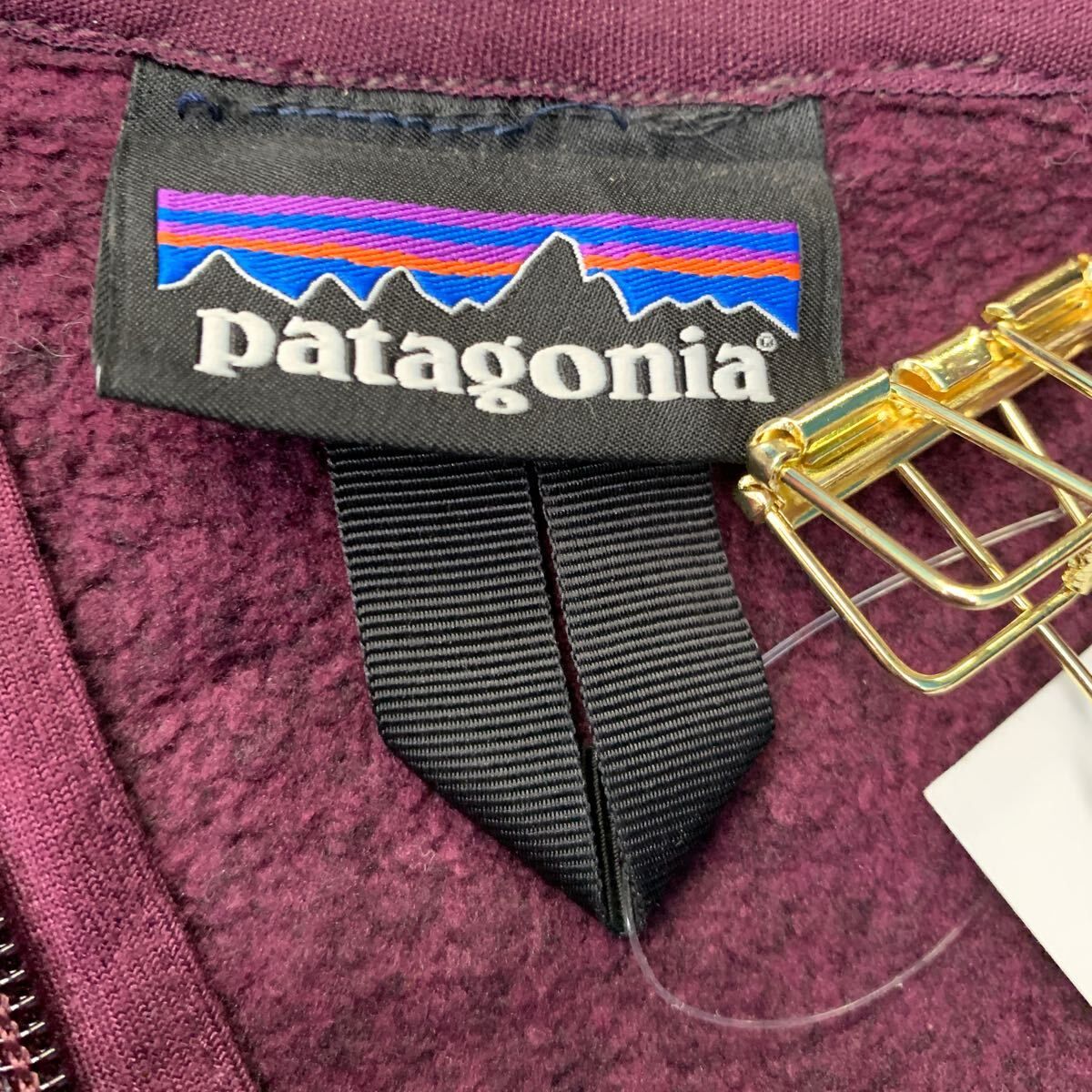 Patagonia ジップアップ ニットジャケット M～ レディース バーガンディ パタゴニア フリース アウトドア 古着卸 アメリカ仕入  a606-6696