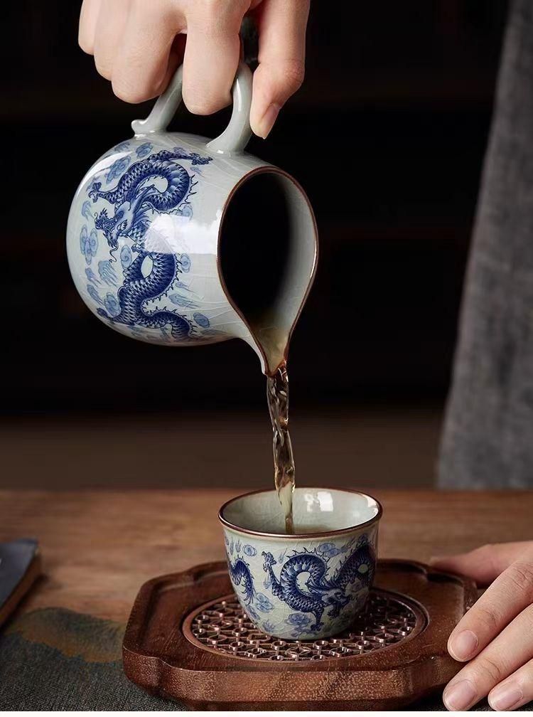 景徳鎮 茶道具 竜紋公道杯 新品未使用 - メルカリ