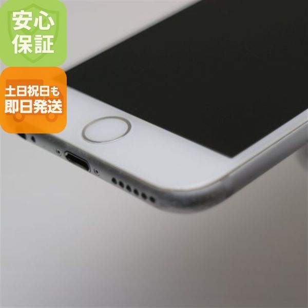 美品 DoCoMo iPhone6 64GB シルバー 即日発送 スマホ Apple