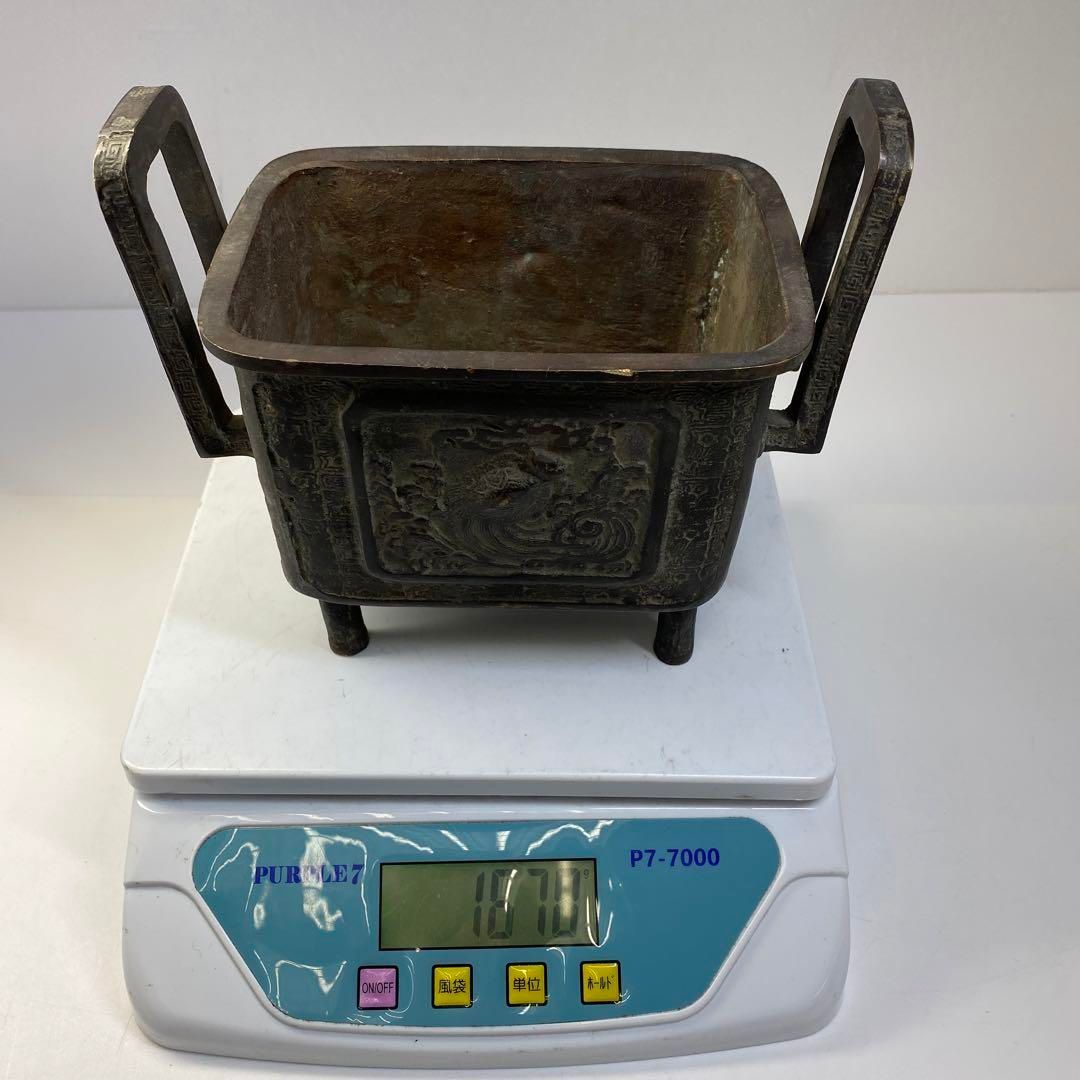 銅香炉 1670g