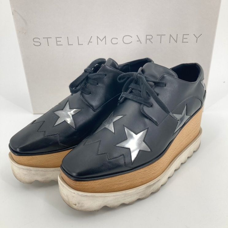 ♪Stella McCartney ステラマッカートニー スニーカー エリス スター シャークソール ブラック 36サイズ 靴 - メルカリ