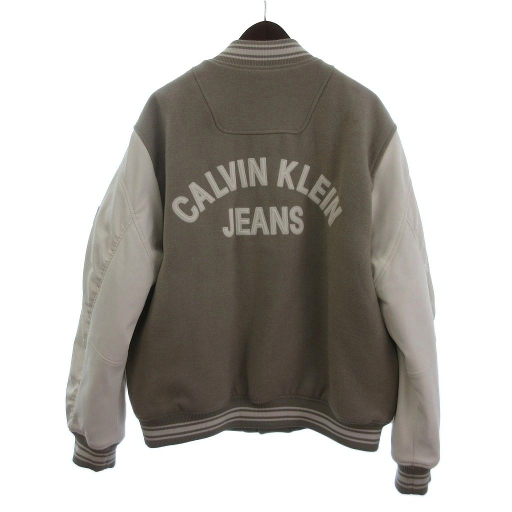 Calvin Klein Jeans スタジャン ベージュ 【公式通販】
