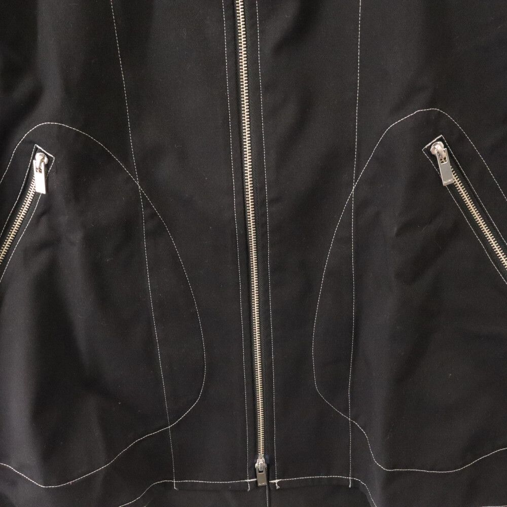 sulvam (サルバム) 24SS ZIP UP JACKET ステッチアウト ジップアップ 