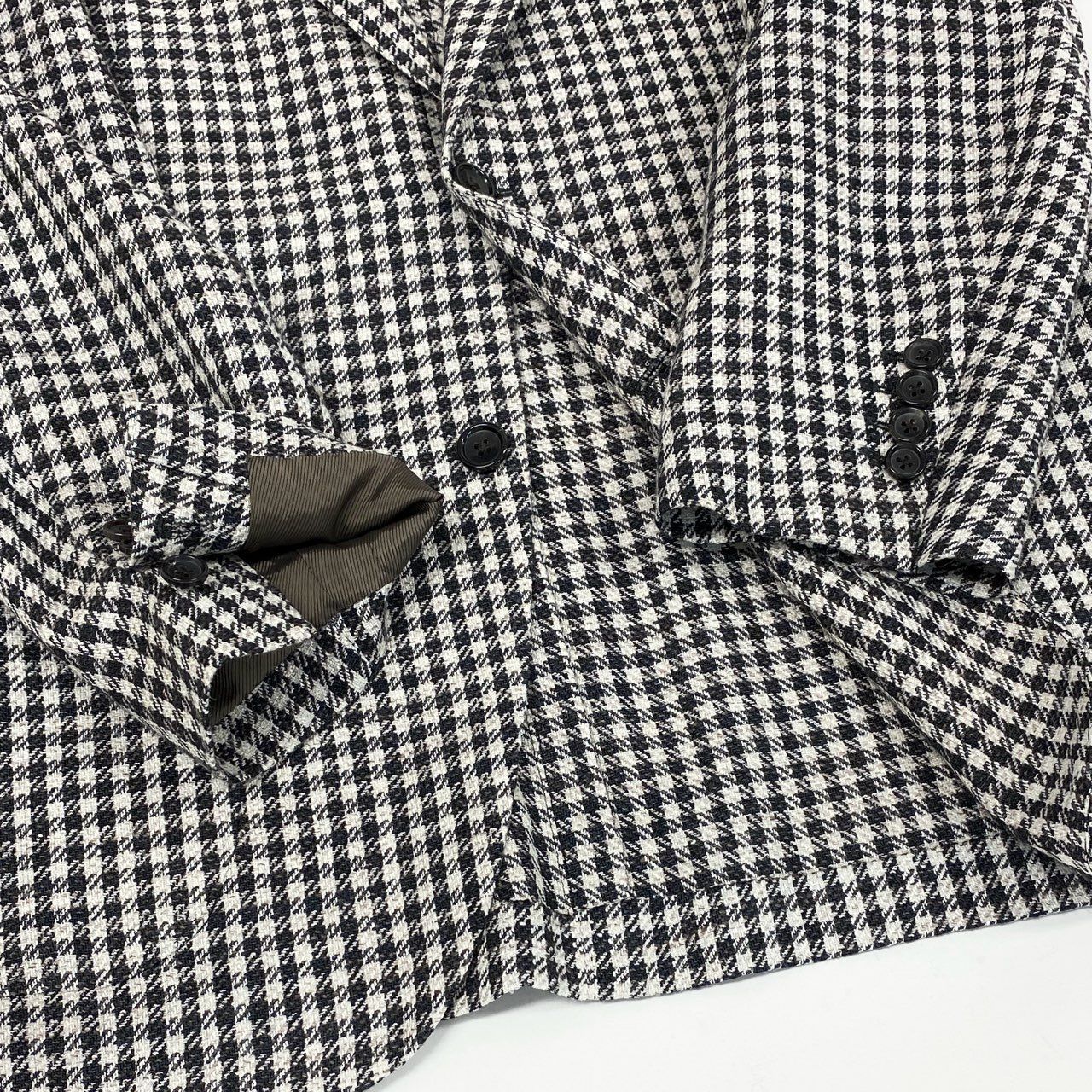 Brilla / FERLA生地 ハウンドトゥース size 52 (50相当) TAGLIATORE × Brilla per il gusto＞新作ハウンドトゥースジャケット