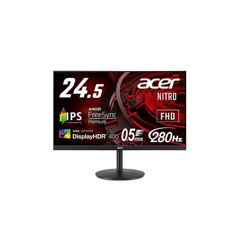 Acer ゲーミングモニター Nitro XV252QZbmiiprx 24.5インチ IPS 非光沢 