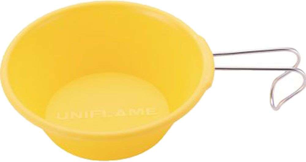ユニフレーム アウトドア カラシェラ イエロー シェラカップ キャンプ 調理 容器 器具 道具 666715