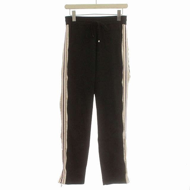 ミハラヤスヒロ MIHARA YASUHIRO Maison MIHARA YASUHIRO ライン トラックパンツ ジャージ パンツ 46 M 黒 ブラック /☆G
