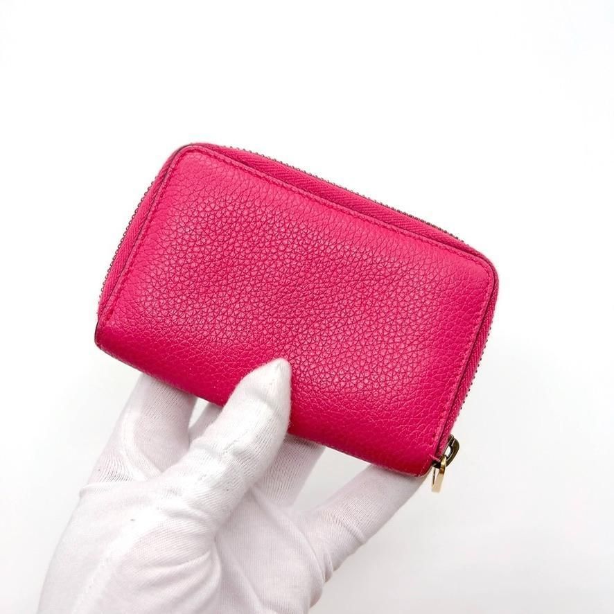 ◇グッチ◇496319/レザー/コインケース/小銭入れ/財布/ブランド GUCCI◇コインケース_GUCCIプリント/レザー/ブラック/496319