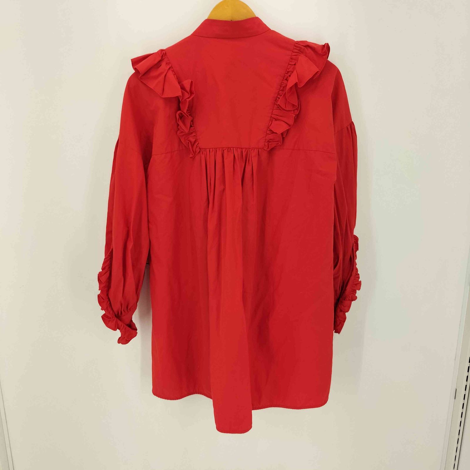 エンフォルド ENFOLD 21SS フリルデザイン 変形 L/S ブラウス