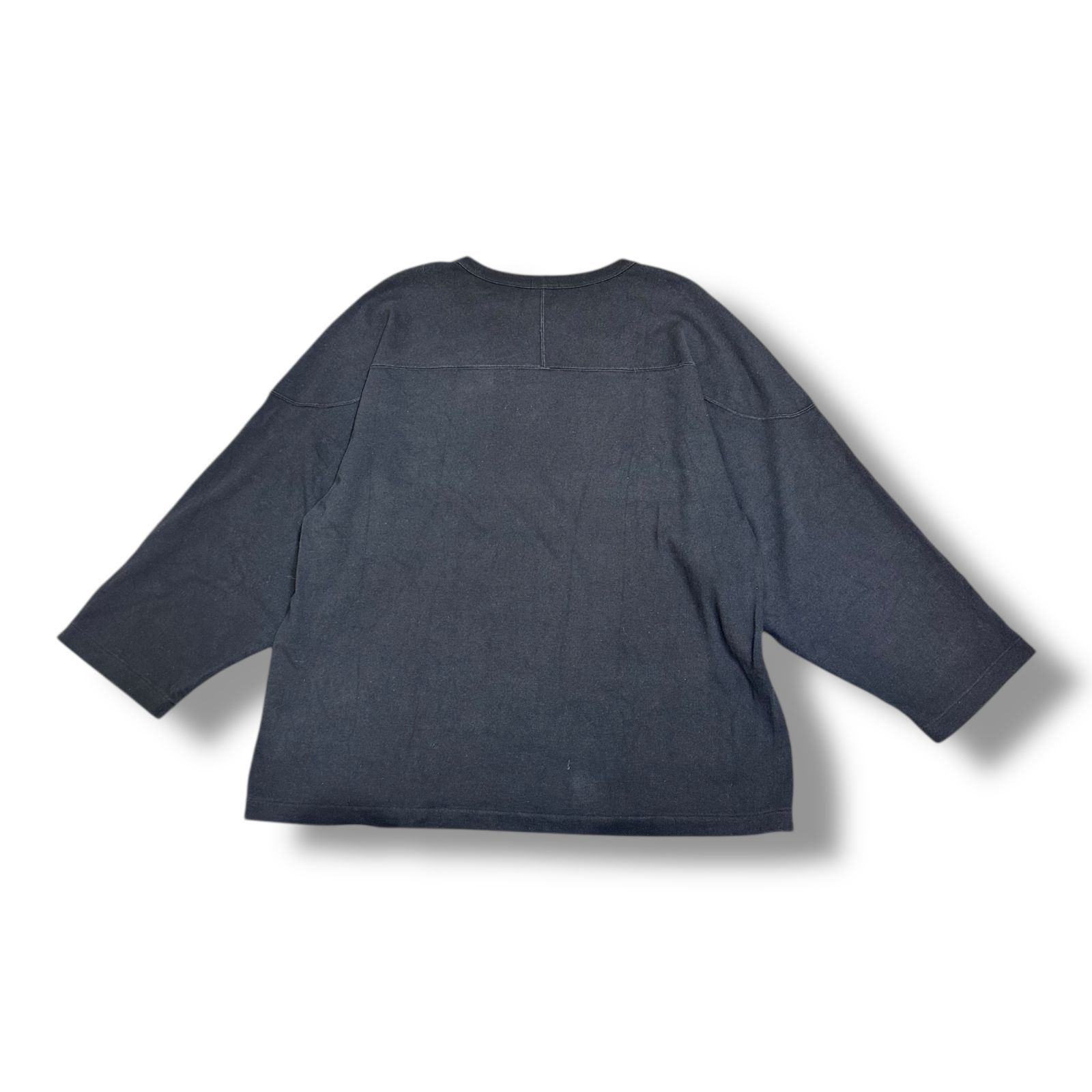 23SS COMOLI コモリ フットボールTシャツ [ネイビー] 【公式通販】