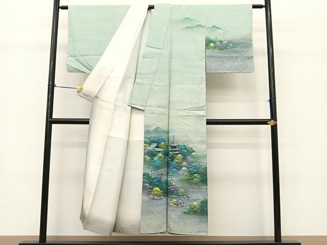 平和屋着物●訪問着 白山紬