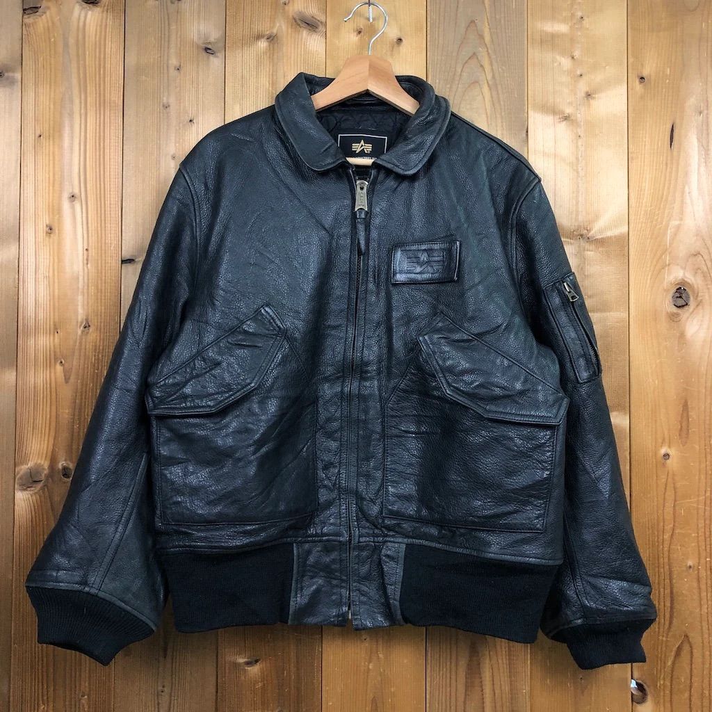 ALPHA INDUSTRIES アルファインダストリーズ CWU-36P レザージャケット