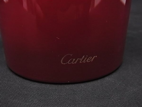 ■新品■未使用■ Cartier カルティエ パンテール アロマキャンドル ろうそく ロウソク インテリア メンズ レディース ボルドー系 AP2266