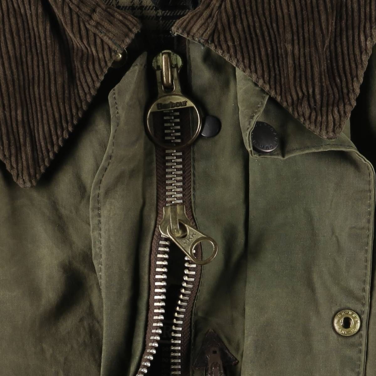3ワラント（1987〜90s）｜Barbour ボーダー　c38 80's Barbour 旧3ワラント “BORDER” オイルドジャケット