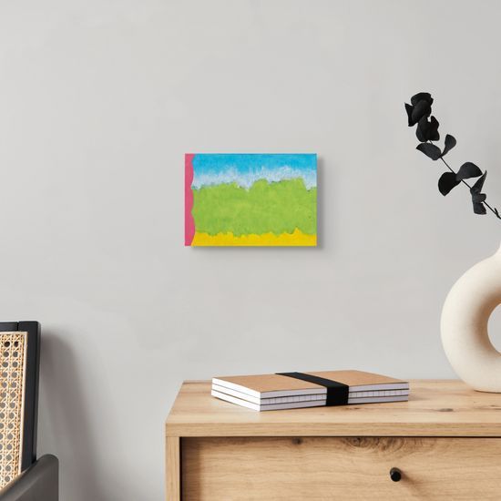 手作り額付き作品　title「チャンスは必ず来るニャンコ」 手作り額付き絵画 title「チャンスは必ず来るニャンコ