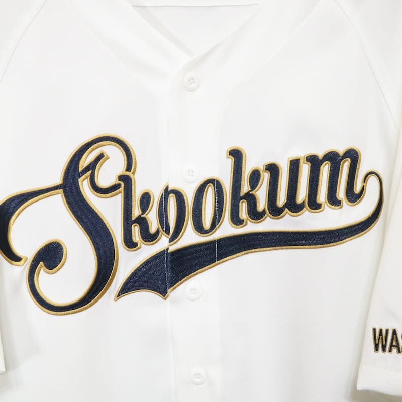 希少 JACKROSE スクーカム 半袖シャツ ストライプ 刺繍ロゴ 白 紺 L 楽天市場】JACKROSE (M)JACKROSE/SKOOKUM/スクーカム×JEサークル