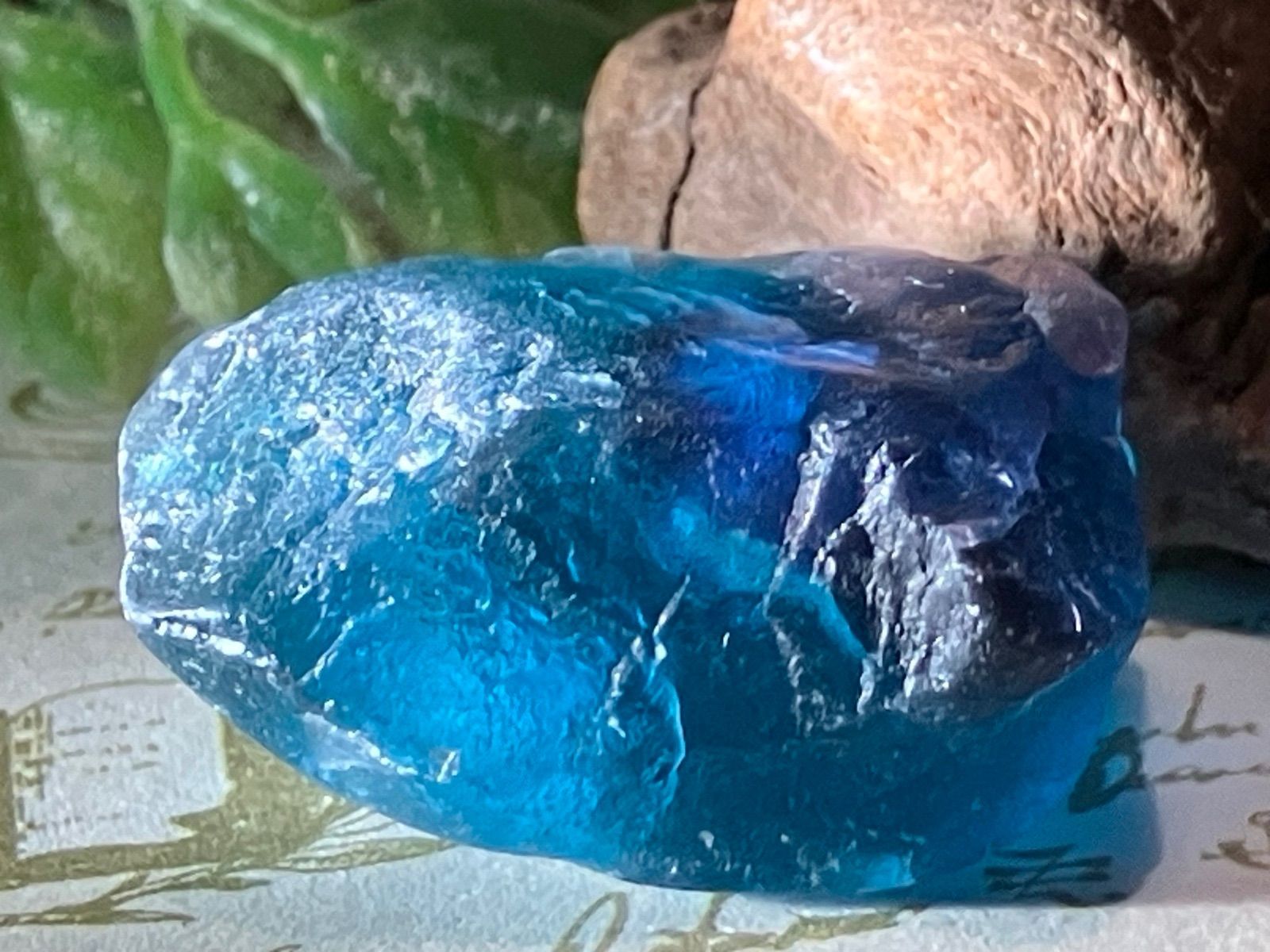 受験御守り✨ マルチカラー フローライト 蛍石 ポイント 原石