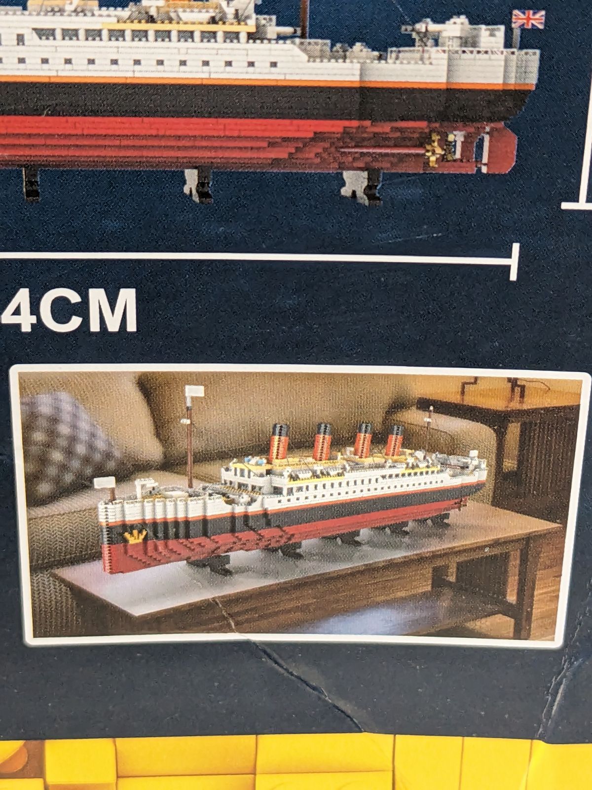 タイタニック号 4000ピース レゴ 互換 クルーズ客船 58×20cm 豪華客船