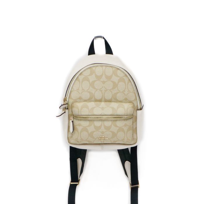 ★美品★COACH ホワイトレザー リュックF37621 COACH ホワイト レザー リュック - メルカリ