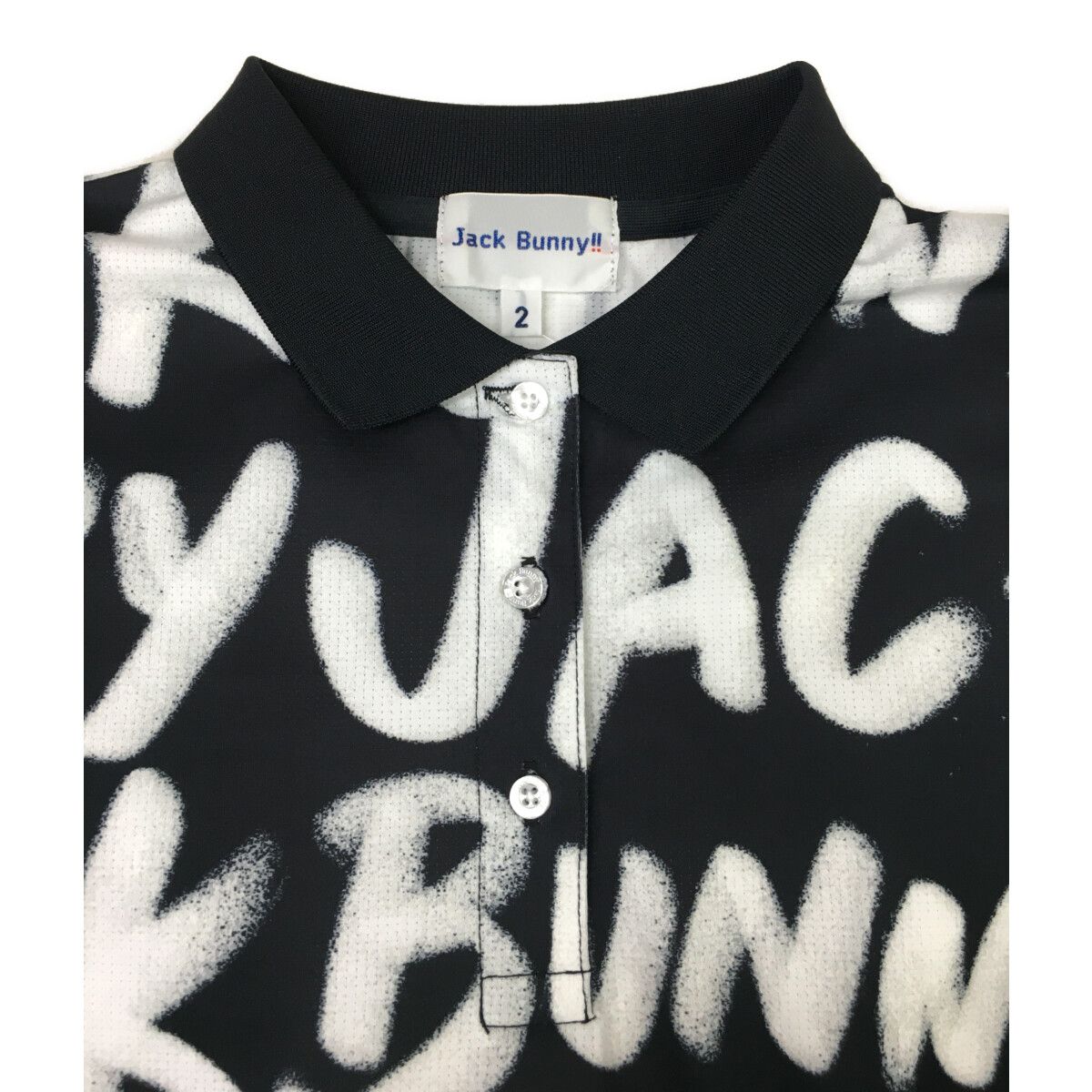 【試着のみ】JACK BUNNY ブラックワンピース 黒 サイズ2 中古 レディース ジャックバニー Jack Bunny!! ワンピース 2(L