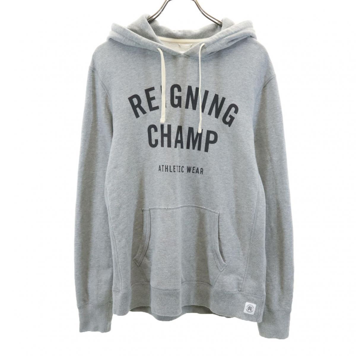 レイニングチャンプ 長袖 スウェットパーカー S グレー系 REIGNING CHAMP メンズ 古着 【240115】