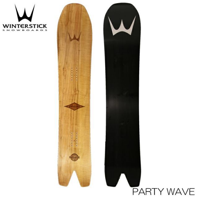 スノーボード 板 ウィンタースティック パーティーウェーブ 21-22 WINTER PARTYWAVE ゲンテン パウダー
