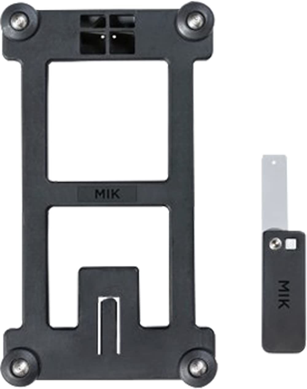 【人気商品】BASIL(バジル) 自転車キャリアパーツ MIKシステム 取り付け本体用アダプタープレート ブラック