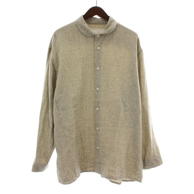 ノノット NONNOTTE Oversized Shirt Round Collar オーバーサイズ 