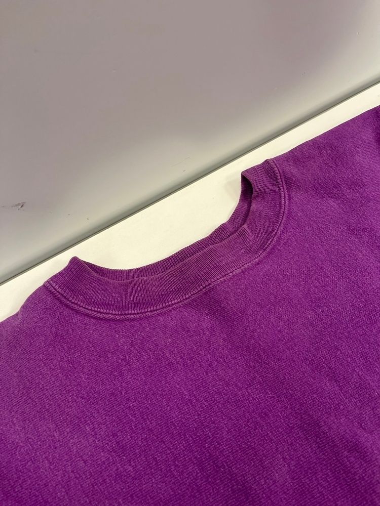 90s Champion青紫系 リバースウィーブ刺繍タグLサイズ USA製 90s Champion Reverse Weave Sweatshirt 紫 L