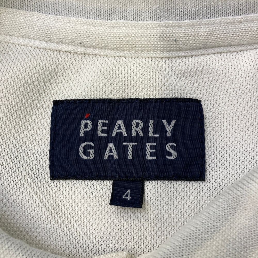 PEARLY GATES サイズ4 サイズ：4 PEARLY GATES パーリーゲイツ 半袖ポロシャツ ホワイト系