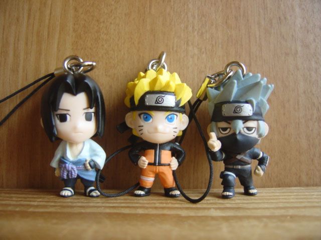 ♯Fiy20EZNARUTOナルト疾風伝ストラップ6全6種サスケペイン暁HG