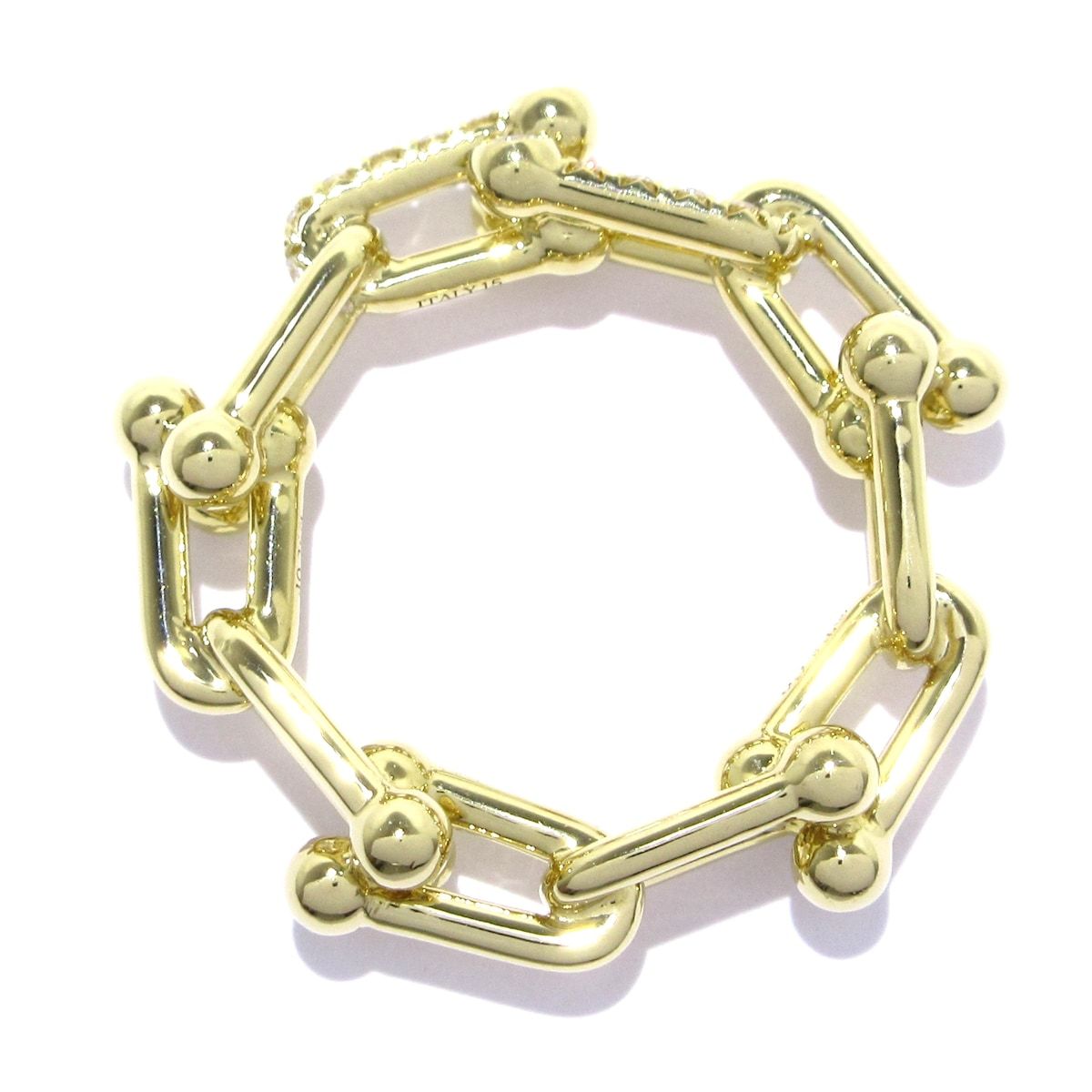 ティファニー ハードウェア スモール リンク リング 指輪 10コマ #9号