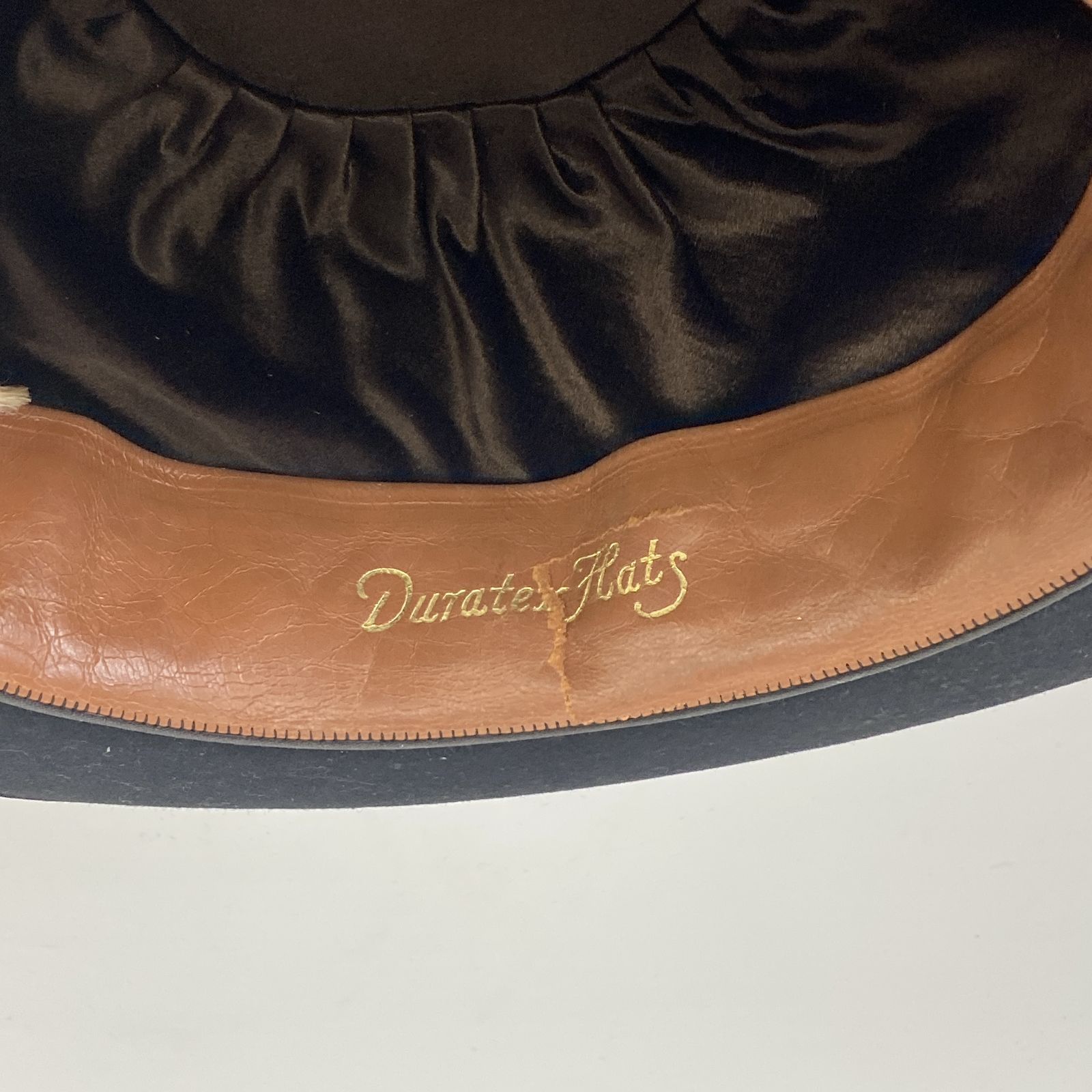 DURATEX HATS ハット 帽子 山高帽 ブラック 黒 昭和レトロ 25i菊